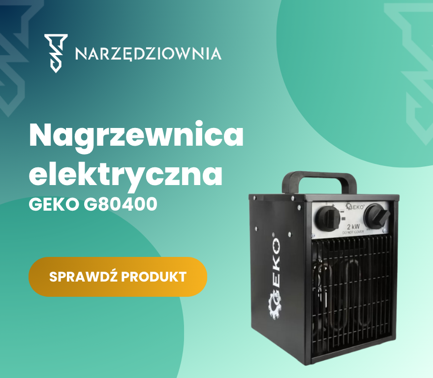 Nagrzewnica elektryczna z termostatem GEKO G80400